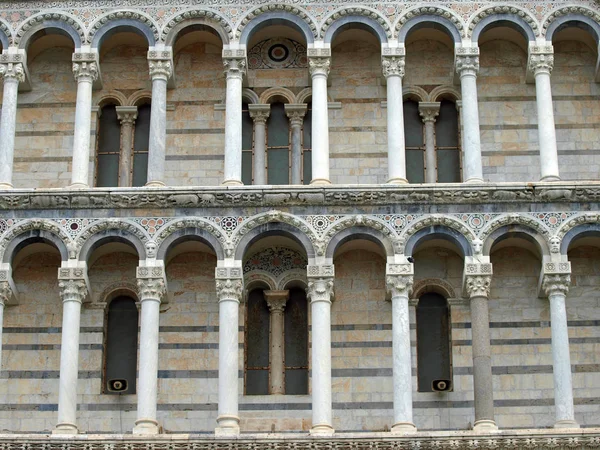 Pisa Pioneering Middle Ages Duomo Facade — Stock Photo, Image