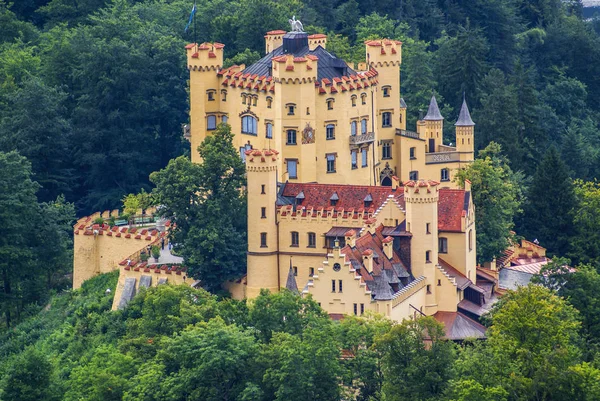 Castelo Hohenschwangau Nos Alpes Bavarianos Tirol Alemanha — Fotografia de Stock