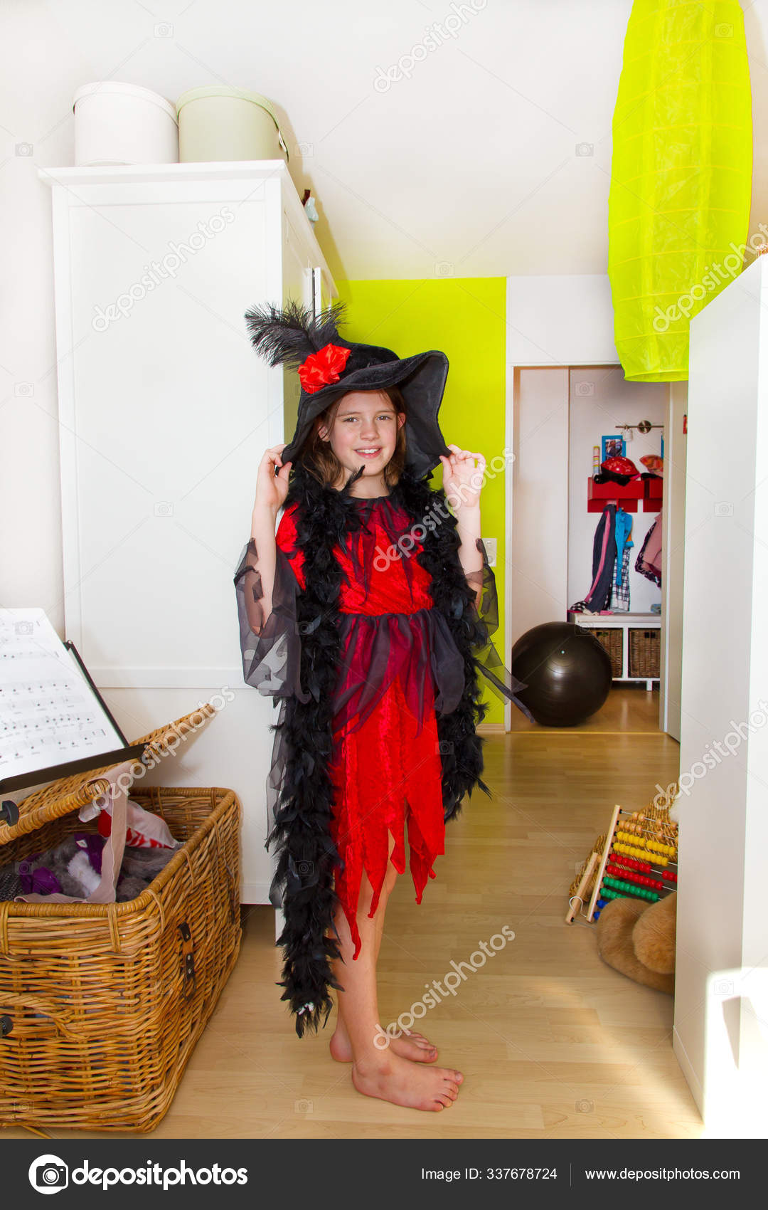 Little Girl Disguise Stock Photo by ©PantherMediaSeller 337678724