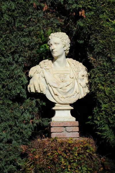 Spanien Lloret Mar Costa Brava Botanischer Garten Clotilde Baume Statuen — Foto Stock