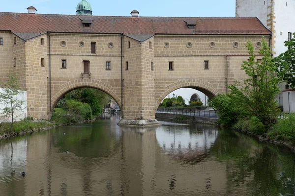 City U200B U200Bglasses Water Gate Vils Stadttor Bavaria Eastern Bavaria — Foto Stock