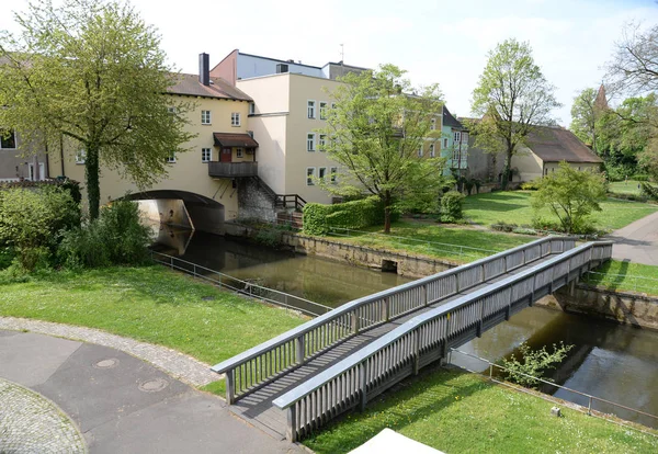 Vils Amberg Muralhas Cidade Arquitetura Muralhas Cidade Bavaria Bavaria Oriental — Fotografia de Stock