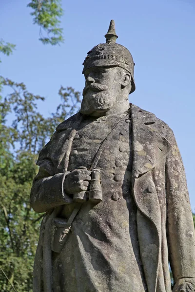 Statue Soldat Dans Ville Londres — Photo