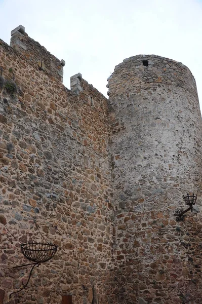 Château Tossa Mar Costa Brava Espagne — Photo