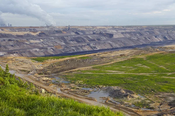 Opencast Mining Garzweiler Moenchengladbach Germany Northrhine Westphalia Rhenanian Brown Coal — Foto de Stock