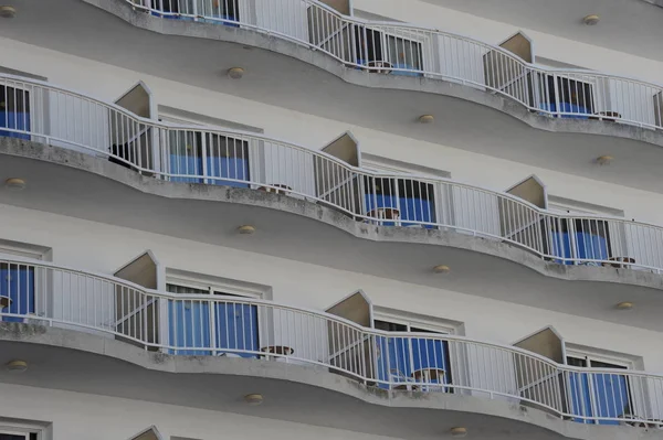 Casa Fachadas Lloret Mar Costa Brava Espanha — Fotografia de Stock