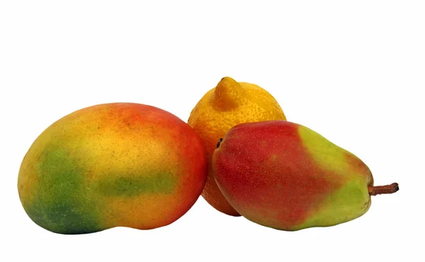 Mango Απομονωμένο Λευκό Φόντο — Φωτογραφία Αρχείου