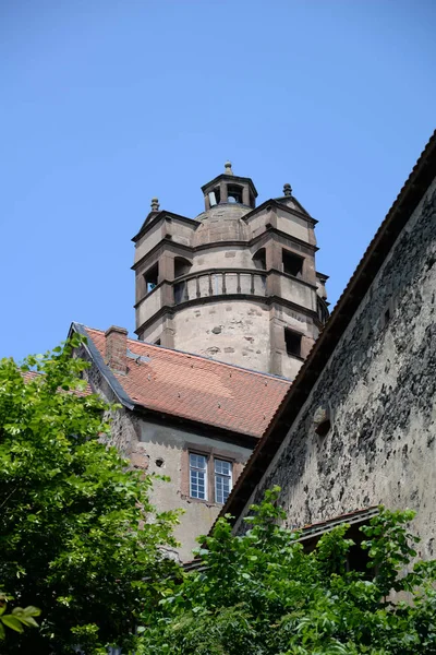 Ronneburg Zamek Twierdza Mokradła Hesja Niemcy Pola Powiat Główny Bergfried — Zdjęcie stockowe