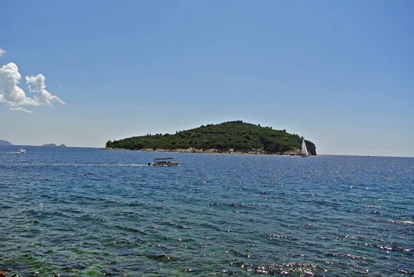 Isole Brulle Del Golfo Del Quarnero Croazia Sull Isola — Foto Stock