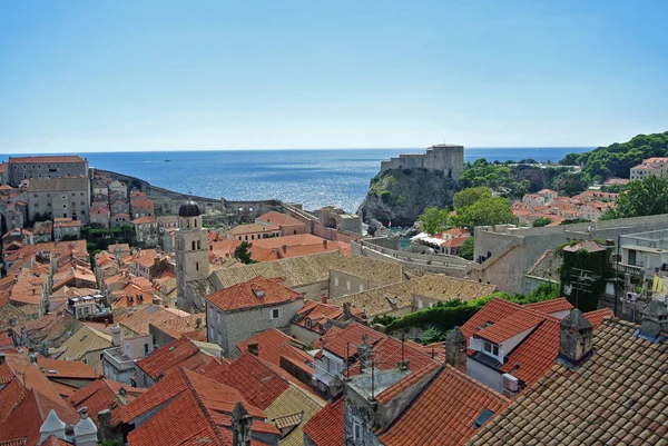 Panorama Makarska Mar Adriático — Fotografia de Stock