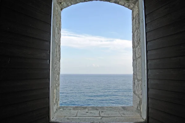 Panorama Makarska Adriatiska Havet — Stockfoto
