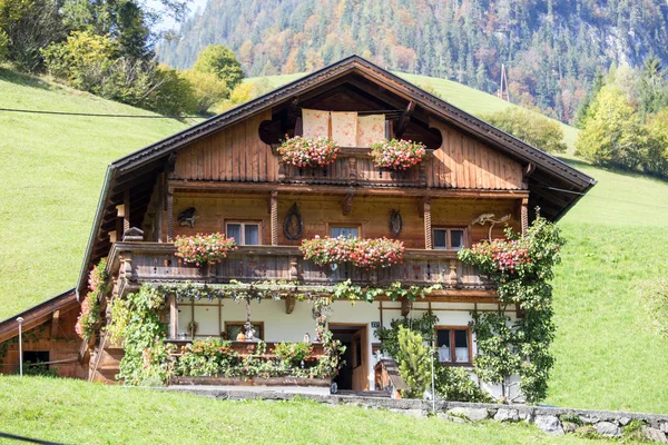 Belle Vue Sur Fond Des Montagnes Des Alpes — Photo