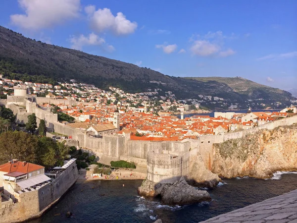 Panoráma Makarska Adriai Tenger — Stock Fotó