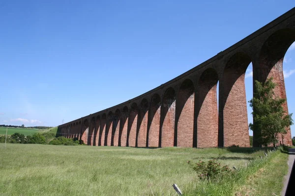 Scenisk Över Bro Struktur Arkitektur — Stockfoto