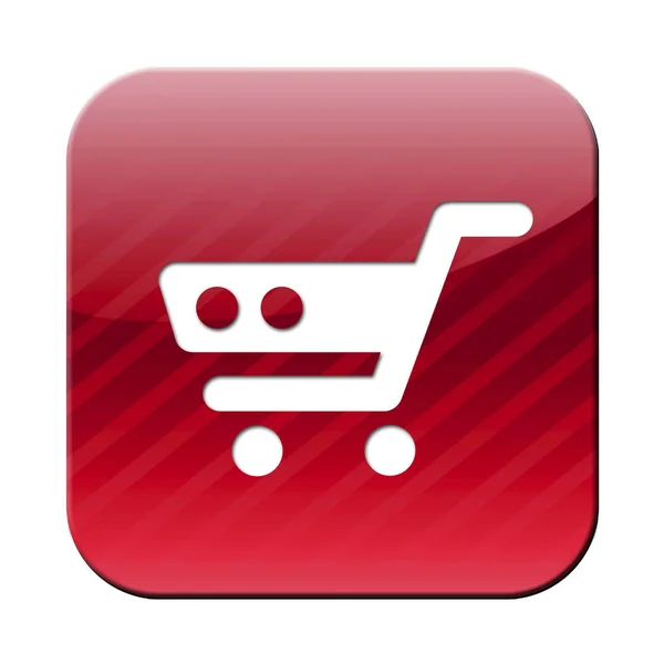 Shopping Cart Trolley Retail Shop — Stock Photo, Image