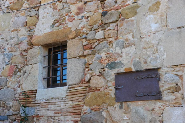 Tossa Mar Costa Brava Španělsko Burg Fasády — Stock fotografie