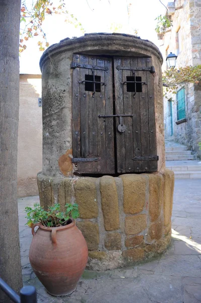 Tossa Mar Costa Brava Hiszpania Burg Fassaden — Zdjęcie stockowe