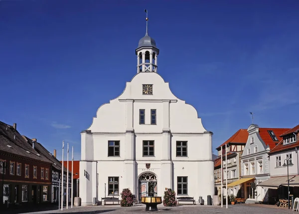 Rathaus Marktplatz Wolgast Mecklenburg Vorpommern — Stockfoto