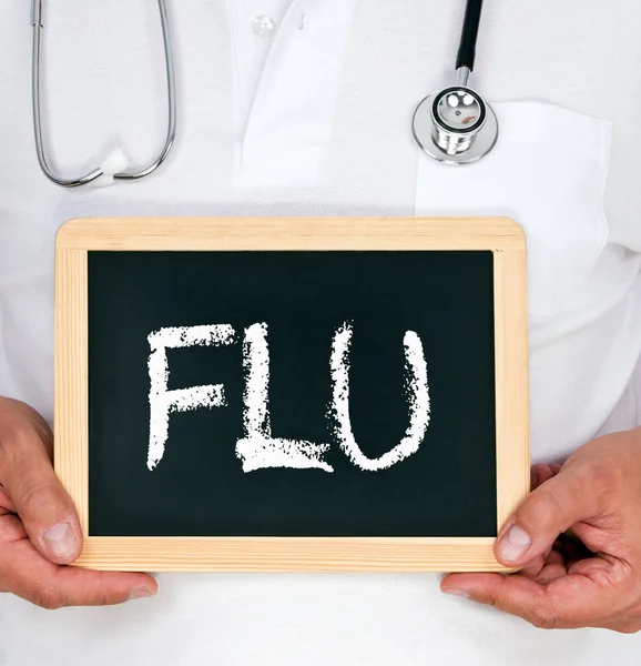 Flu Médico Con Tikboard — Foto de Stock