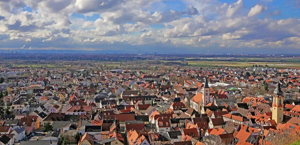 Uitzicht Schriesheim Mannheim — Stockfoto