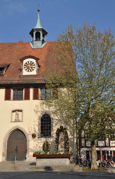 Spitalkirche Hersprom Church Franken Frankenalb Bavaria Germany Architecture Building Altstadt —  Fotos de Stock