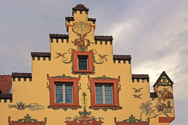 Facciata Del Hirschapotheke Fischmarkt Offenburg — Foto Stock