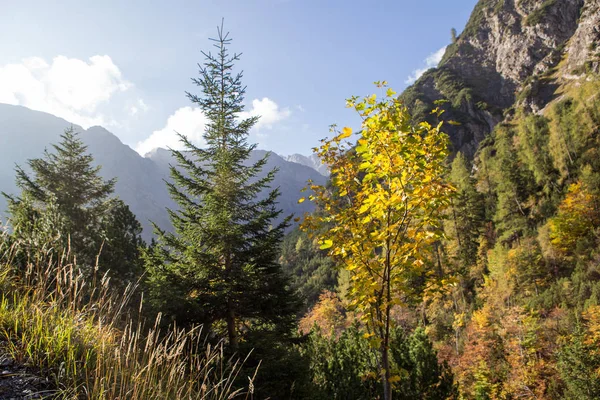 Montanhas Rochosas Viajar Natureza Sonnjoch — Fotografia de Stock