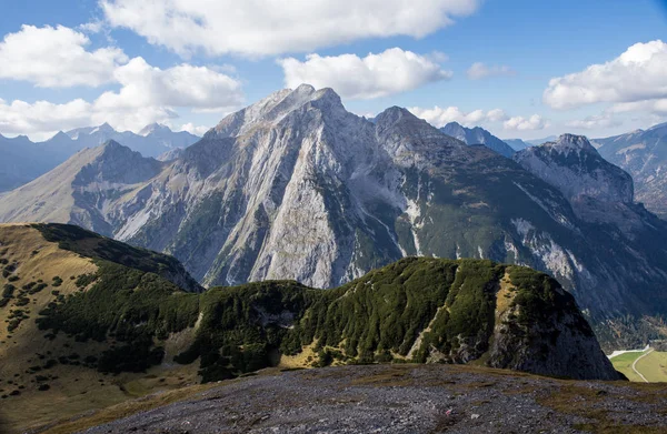 Sonnjoch Skalnaté Hory Cestování Přírodě Alpy — Stock fotografie