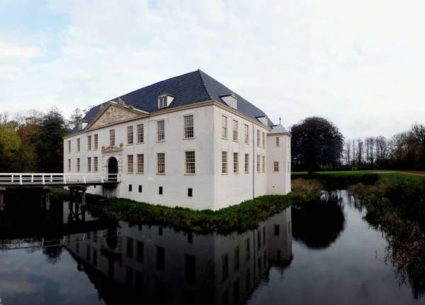 Dornum Kasteel Met Gracht — Stockfoto