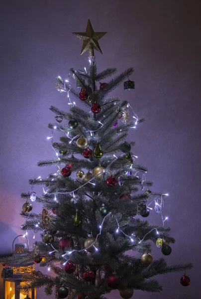 圣诞假期装饰的景致 — 图库照片
