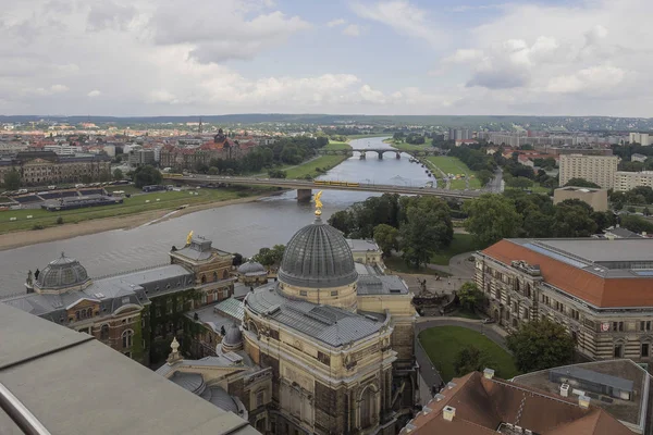 Pohled Město Dresden Den — Stock fotografie