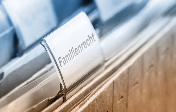 Archive Folders Shelf Close — Stock Photo, Image