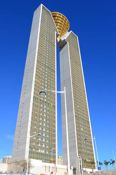Skyskrapor Benidorm Costa Blanca Spanien — Stockfoto