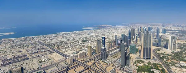 Dubai Panoramic Aerial View — Stock Photo, Image