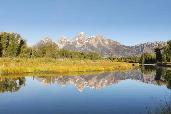 Schwabacher Landung Grand Teton National Park Wyoming — Stockfoto