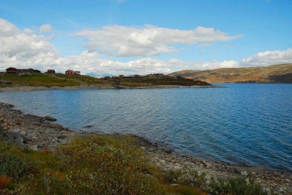 Norsko Skandinávská Země Zahrnující Hory Ledovce Hluboké Pobřežní Fjordy — Stock fotografie