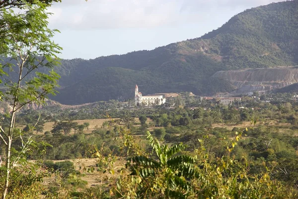 Τοπίο Την Nuestra Senora Del Cobre Παναγία Της Φιλανθρωπίας Στο — Φωτογραφία Αρχείου