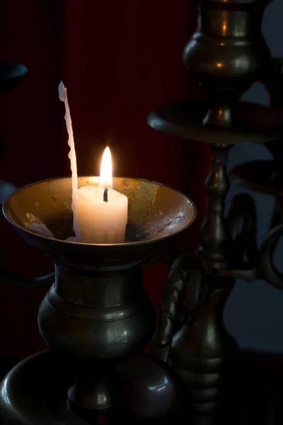 Luminous Object Illumination Candlestick — Stock Photo, Image