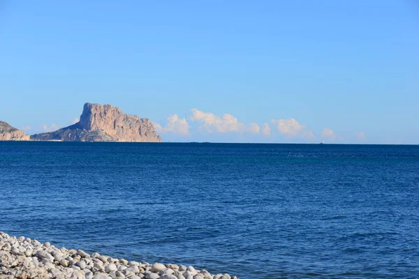 Marksten Stranden Grå Klippor — Stockfoto