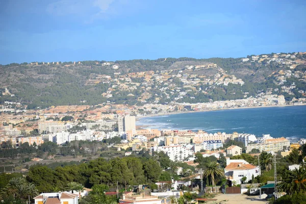 House Facades Mediterranean Javea Costa Blanca スペイン — ストック写真