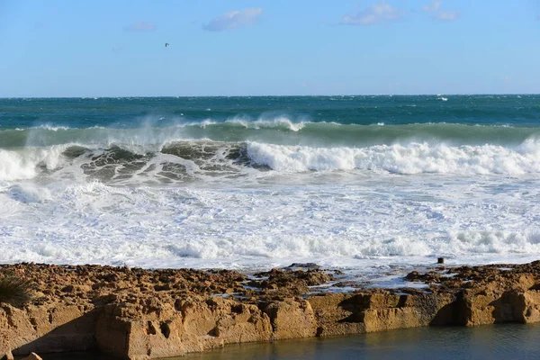 Golven Van Blauw Zeewater Natuur Reizen — Stockfoto