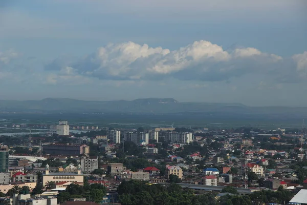 Arsitektur Yang Berbeda Latar Belakang Berwarna Warni — Stok Foto