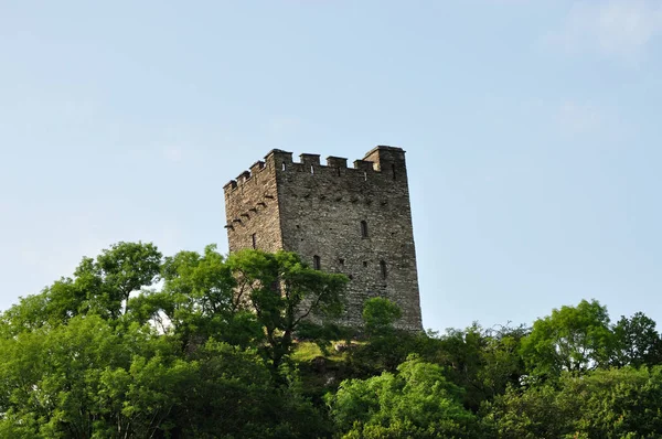 Castello Dolwyddelan 470 Nel Parco Nazionale Snowdonia Nei Wales Del — Foto Stock