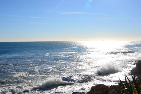 Waves Mediterranean Sea Water — Stock Photo, Image