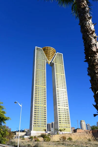 Benidorm Daki Gökdelenler Costa Blanca Spanya — Stok fotoğraf