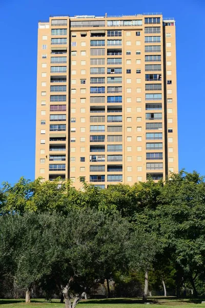 Wolkenkrabbers Benidorm Costa Blanca Spanje — Stockfoto