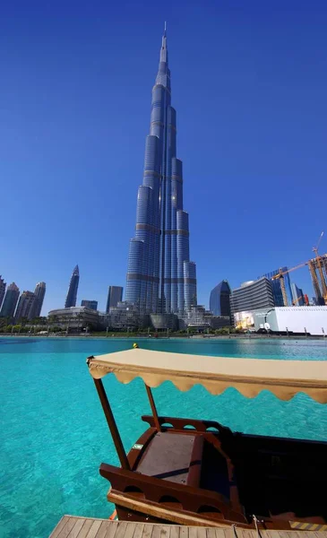 Dubai Fontains Burj Khalifa — Fotografia de Stock