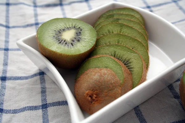 Groene Kiwi Tropisch Fruit — Stockfoto