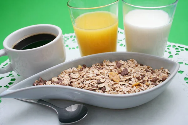 Tasty Breakfast Prepared — Stock Photo, Image