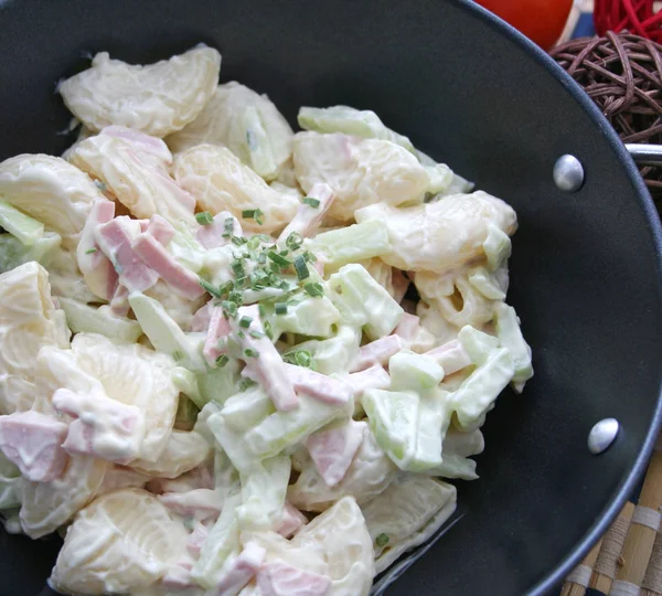 Pasta Hintergrund Food Konzept — Stockfoto